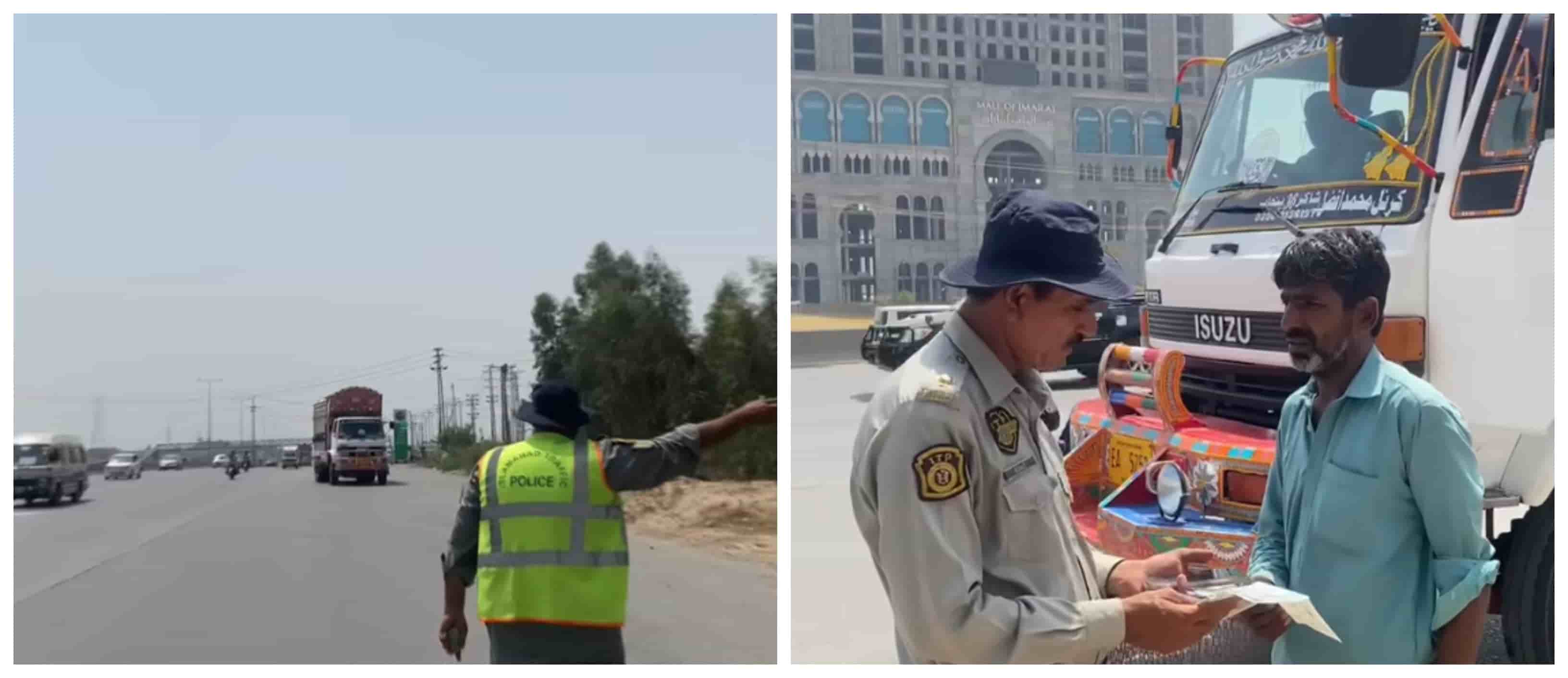 اسلام آباد پولیس اور  پاک ای پی اے کی دھواں چھوڑنے والی گاڑیوں کے خلاف مشترکہ کریک ڈاؤن